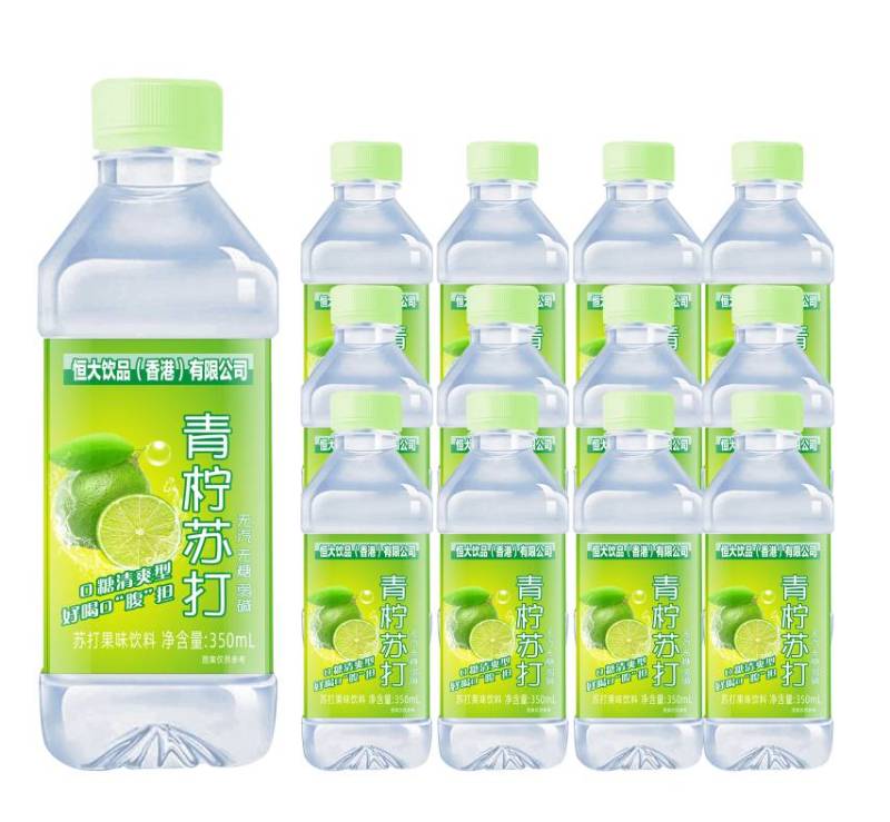 苏打水青柠苏打口感清爽解腻好喝0负担招商