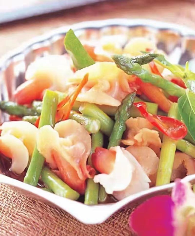 冷冻海鲜兰花蚌1kg装刺身寿司火锅食材批发自助餐半成品商