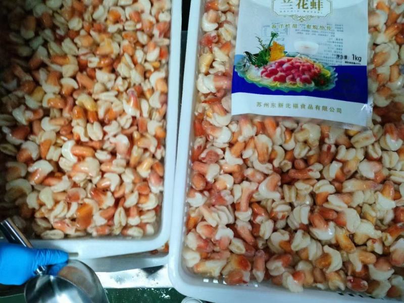 冷冻海鲜兰花蚌1kg装刺身寿司火锅食材批发自助餐半成品商