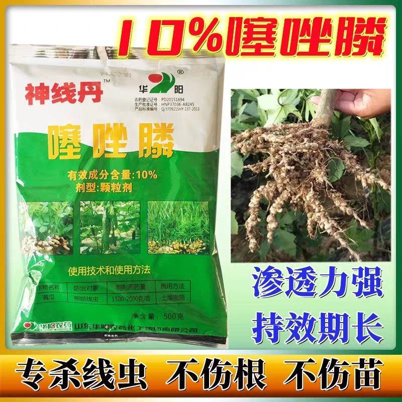 华阳神线丹10%噻唑膦噻唑磷专杀根结线虫根瘤菌病撒施杀线