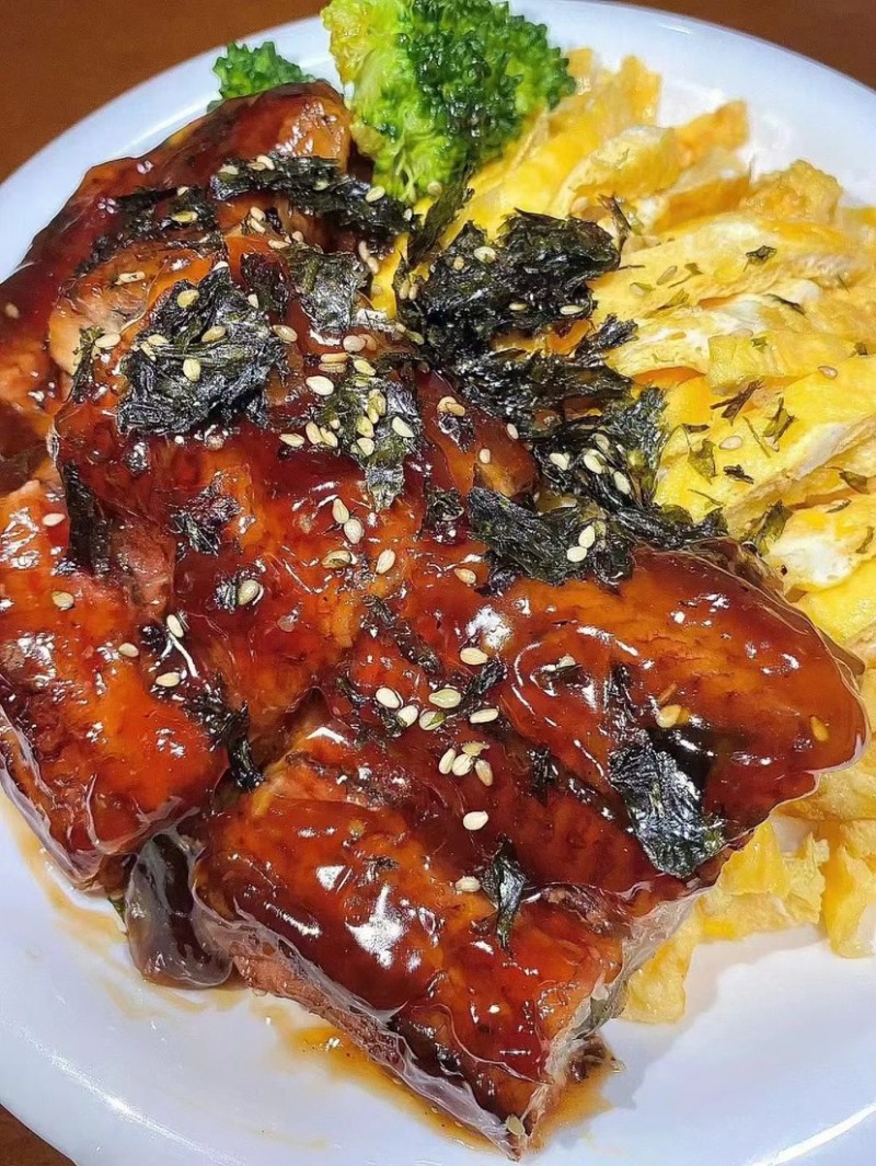 烤鳗鱼海鳗鱼日料店日式蒲烧烤鳗加热即食预制菜