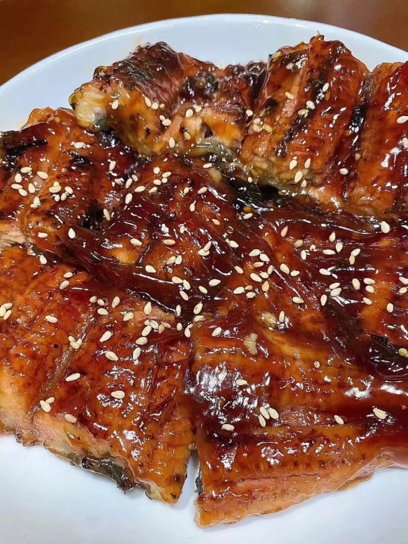 烤鳗鱼海鳗鱼日料店日式蒲烧烤鳗加热即食预制菜