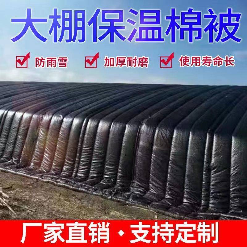 蔬菜日光温室椭圆管大棚覆盖防雨棉被加厚轻型大棚被子