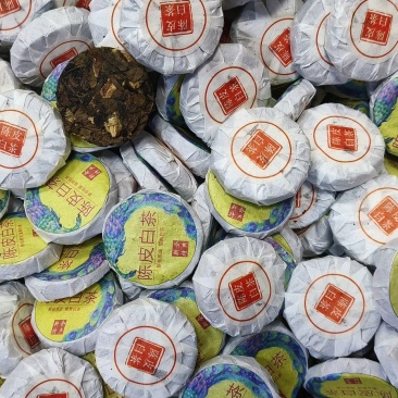 陈皮白茶一饼一泡厂家直发量大从优一手货源