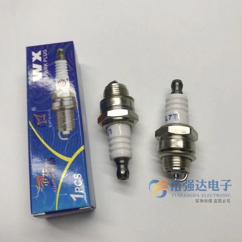 油锯一级火花塞L7T割草机二冲程汽油机通用火花塞点火器打