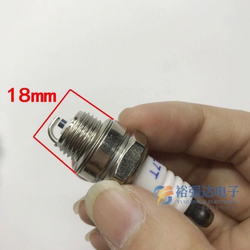 油锯一级火花塞L7T割草机二冲程汽油机通用火花塞点火器打