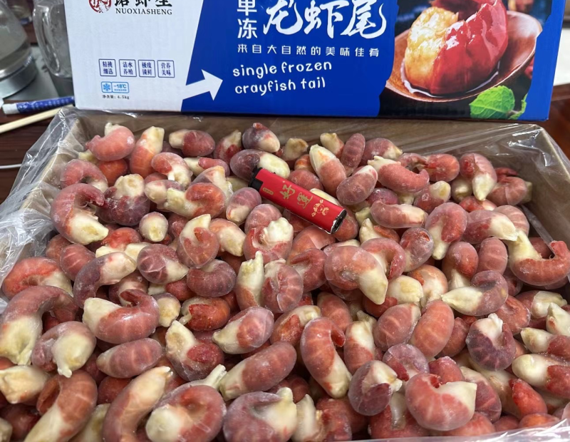 龙虾尾厂里直销诺虾生九斤装特级龙虾尾大量现货，