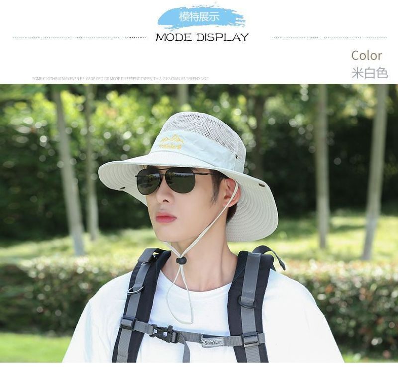 包邮帽子男夏天遮阳帽登山钓鱼太阳帽户外透气防晒帽男骑车帽