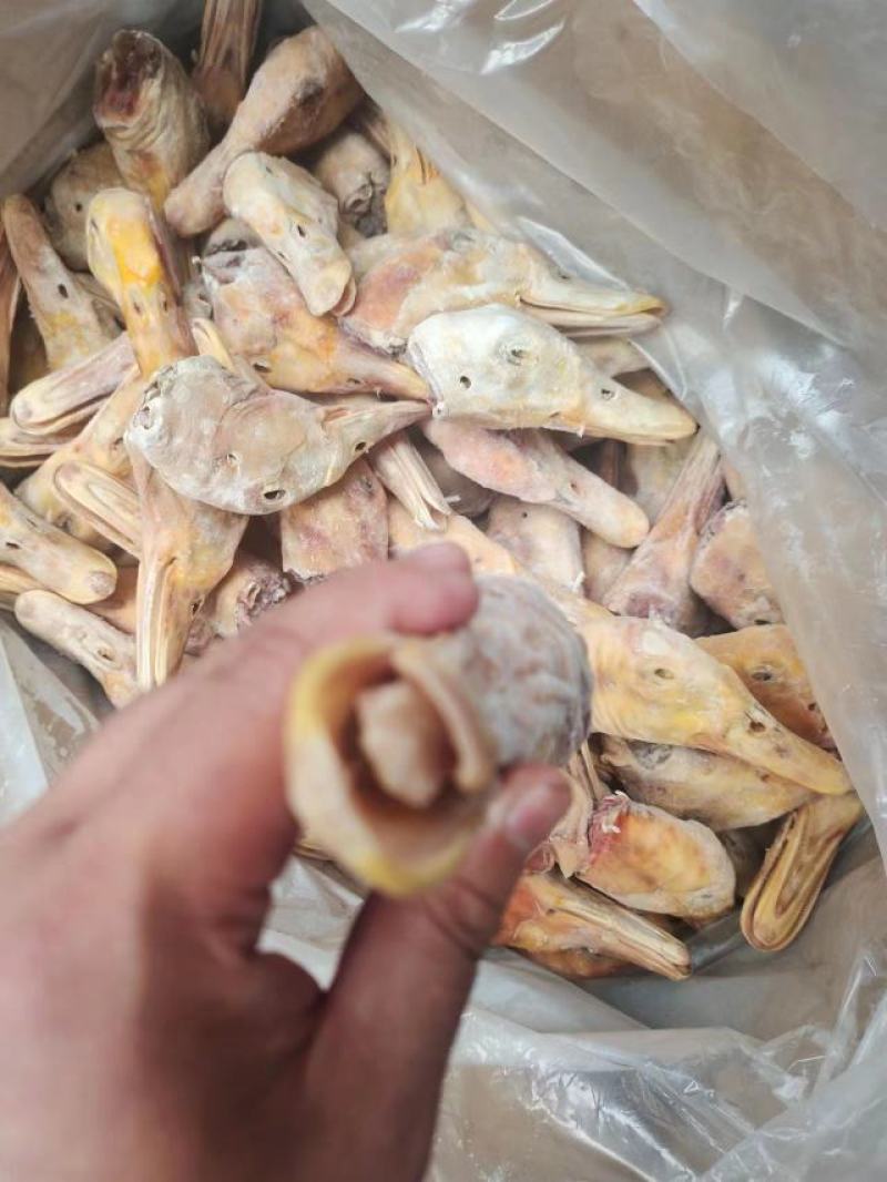 鸭头烤鸭头填鸭头8头9头梨花鸭头卤货加工厂专用