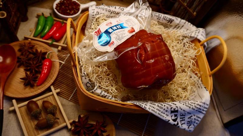 酱肘子，无淀粉，纯肉，150斤起批