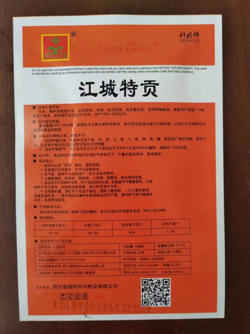 杂交红菜苔种子红油菜种子甜菜苔种子味道甘甜