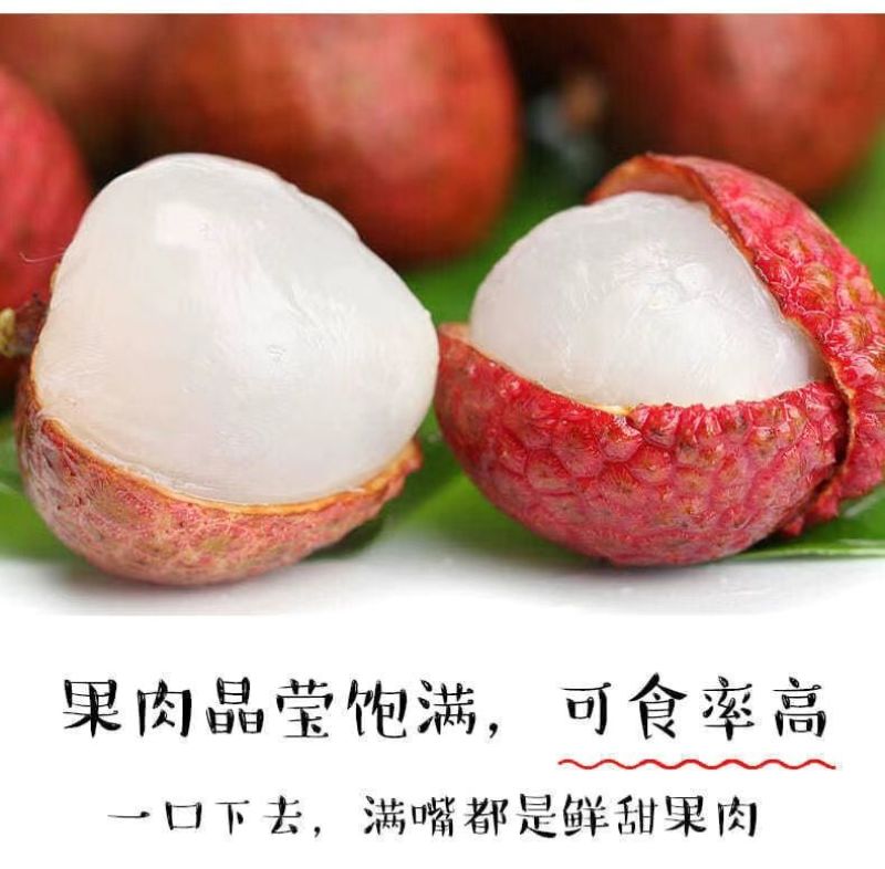 广东海南福建荔枝妃子笑黑叶桂味荔一件代发代办团购整车供应