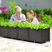 蔬菜种植箱种菜神器家庭阳台种菜盆楼顶特大号花箱长方形塑料