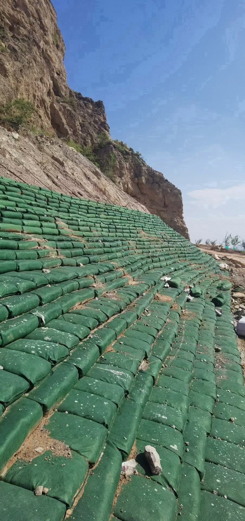 护坡生态袋绿化挡土植生袋河道防汛草籽袋丙纶袋土工布袋厂家