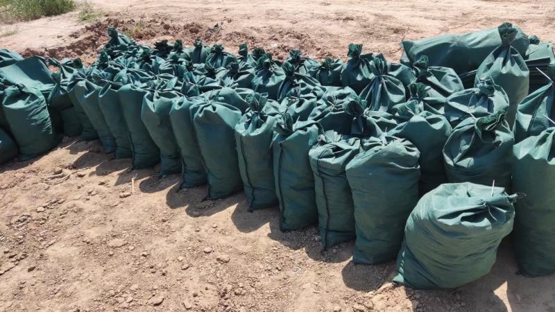 护坡生态袋绿化挡土植生袋河道防汛草籽袋丙纶袋土工布袋厂家