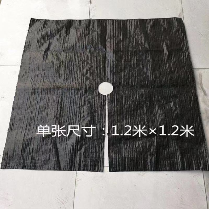 防草布果园专用切片打孔单张防草布，抗氧化防草布