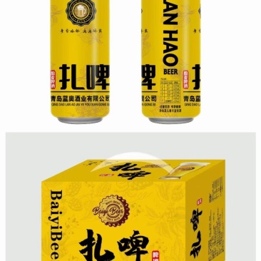 欧博乐500毫升12罐啤酒，8度10度均可制作适合平台餐