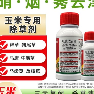 玉米地除草专用剂玉米苗后除草剂硝磺莠去津农药型不伤玉