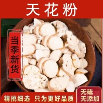 医用天花粉中药材饮片批发野生无硫特级天花粉批发熬水煮粥泡