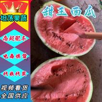 陕西蒲城精品甜王西瓜产地直发货源充足代收代发全国市场