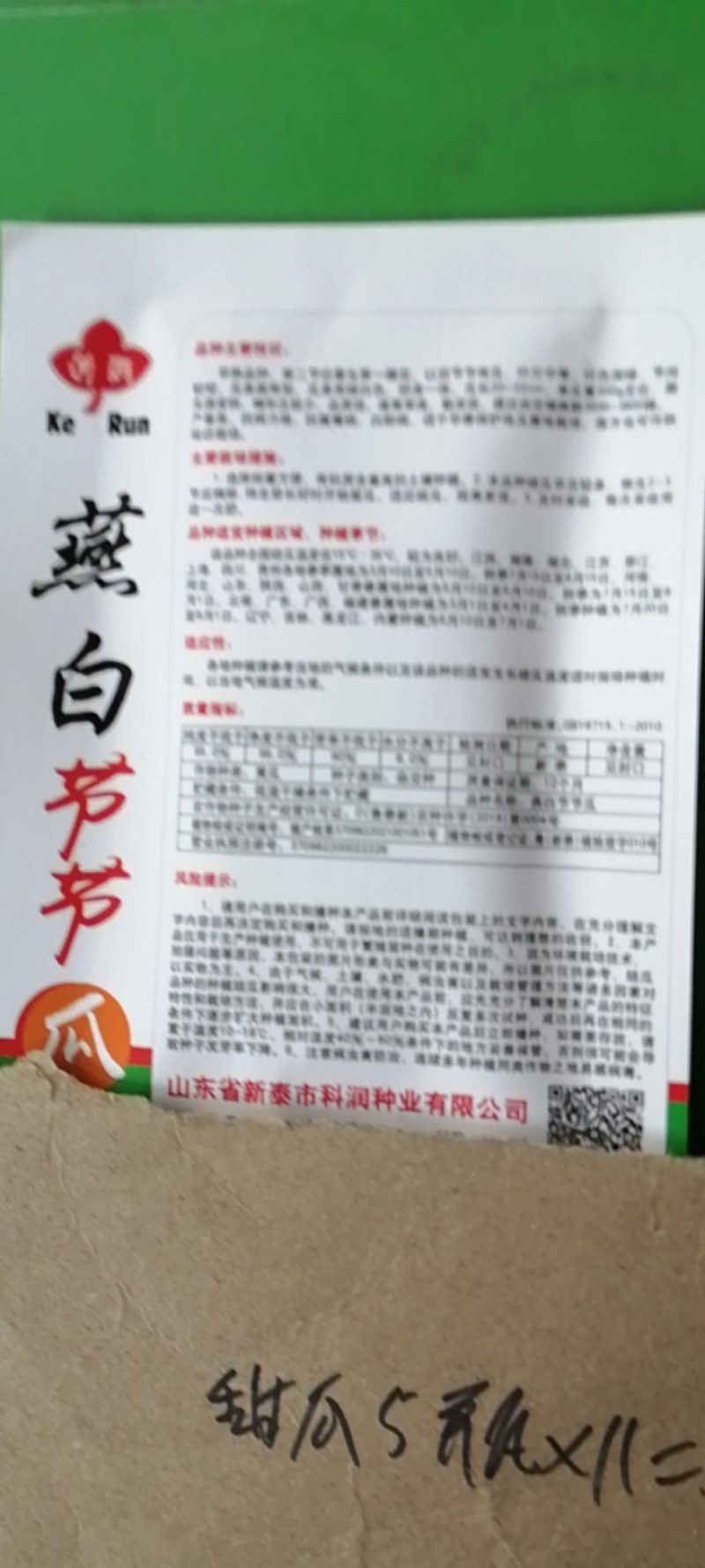 燕白节节瓜，水果型，全国结瓜温度在15度到35度。