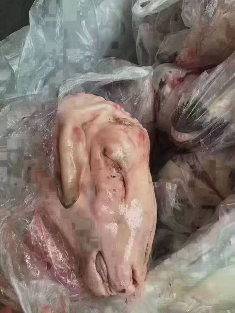 带皮羊头