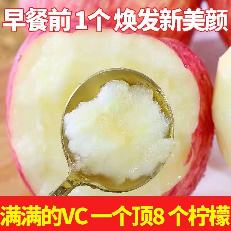 果小北羊奶苹果当季新鲜红富士苹果水果丑苹果一整箱直发
