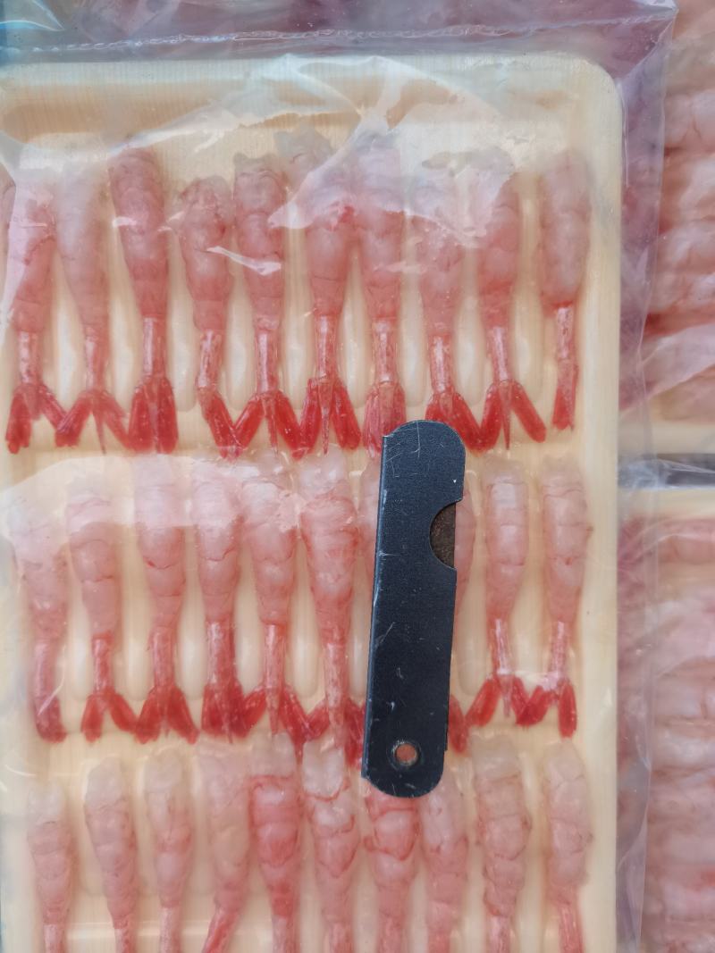 北极刺身甜虾去壳寿司虾净重盘即食新鲜冻