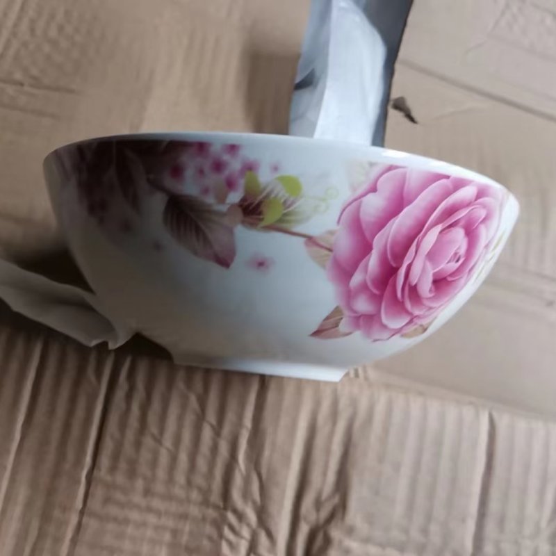 陶瓷6寸汤碗带花，1.6一个[握手][握手][握手]