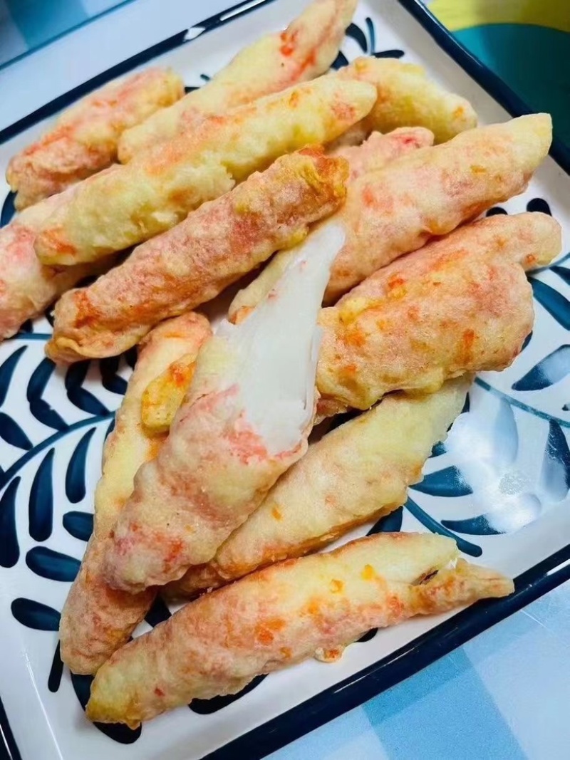 蟹柳天妇罗蟹柳蟹柳日料油炸小吃手撕蟹柳商用宝宝辅食