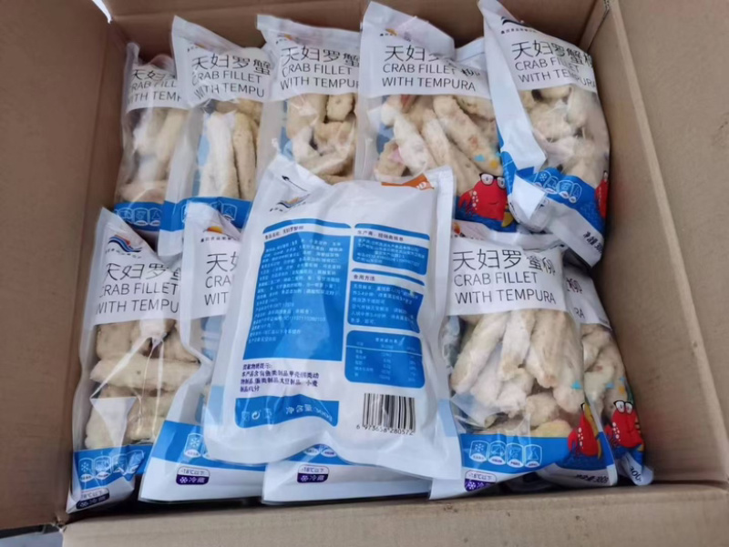 蟹柳天妇罗蟹柳蟹柳日料油炸小吃手撕蟹柳商用宝宝辅食