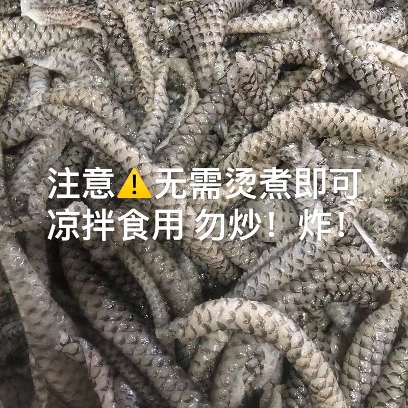 鱼皮原料捞汁食材凉拌小菜