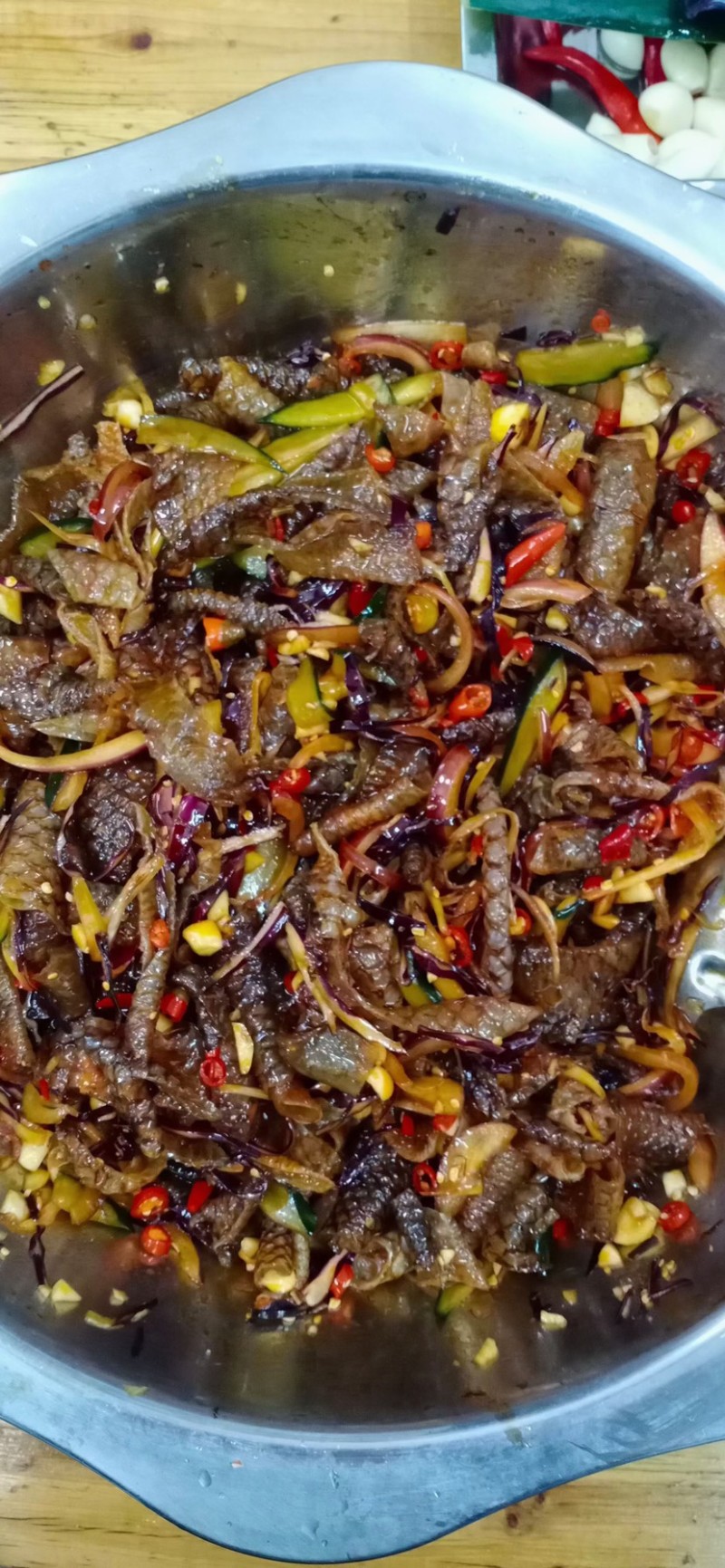 鱼皮原料捞汁食材凉拌小菜