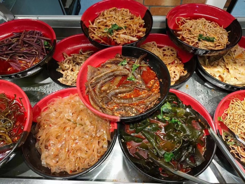 鱼皮原料捞汁食材凉拌小菜