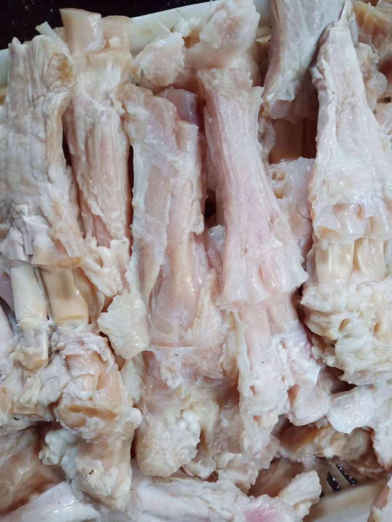 骆驼蹄筋2斤包邮草原现宰骆驼蹄筋空运快递速达