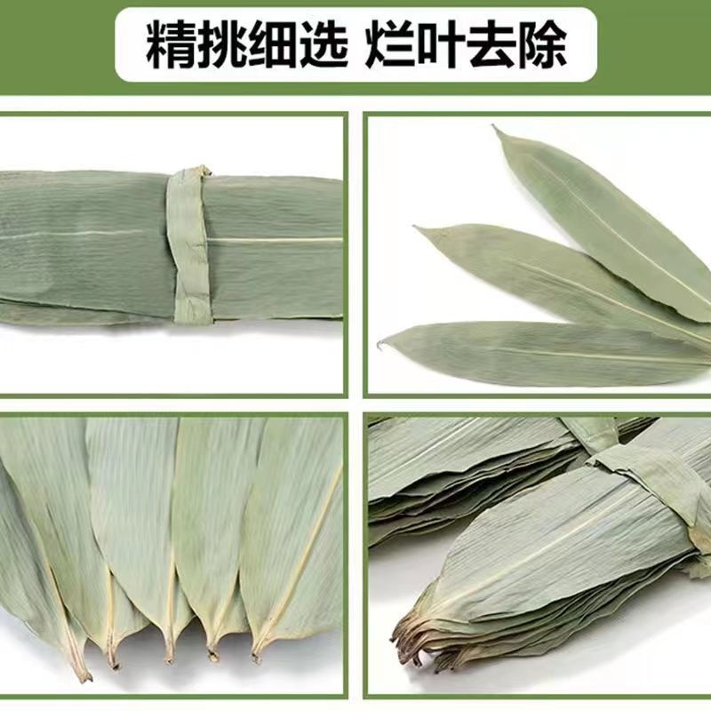 大叶干粽叶大号天然晒干米粽叶箬叶包粽子的粽叶子批发供平台