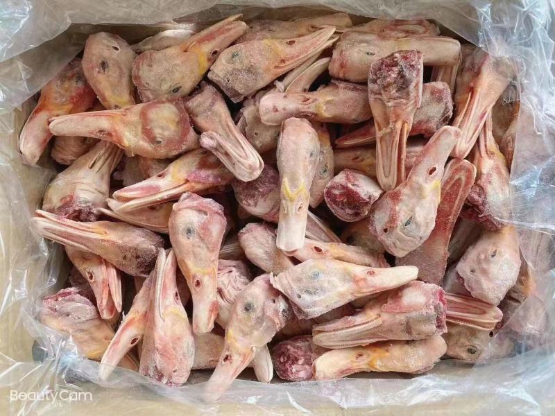 精品鸭头白条鸭头卤货加工厂专用长期有货质量保证