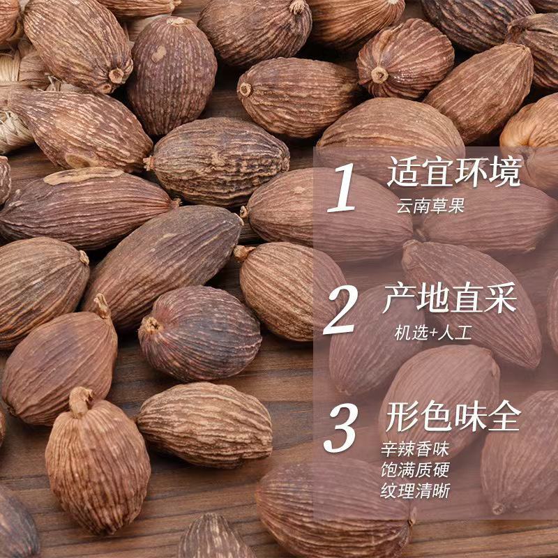【剪把草果】精选云南草果剪杆草果颗粒饱满味道浓郁包邮