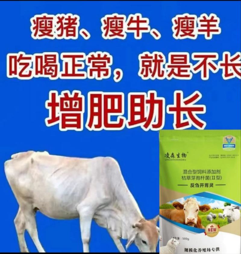 羊预混料反刍开胃灵，牛羊催肥标王长得快拉大骨架催肥快毛色