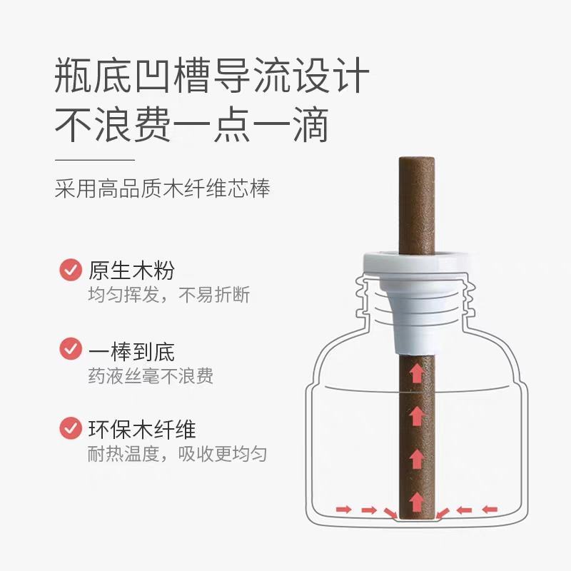 儿童电热蚊香液无味婴儿孕妇驱蚊补充液家用插电式电蚊器灭蚊
