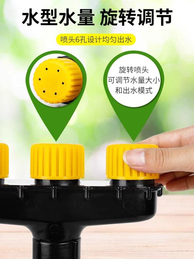 浇花专用水管软管高压浇菜淋花1寸水枪喷头花园庭院浇水冲洗