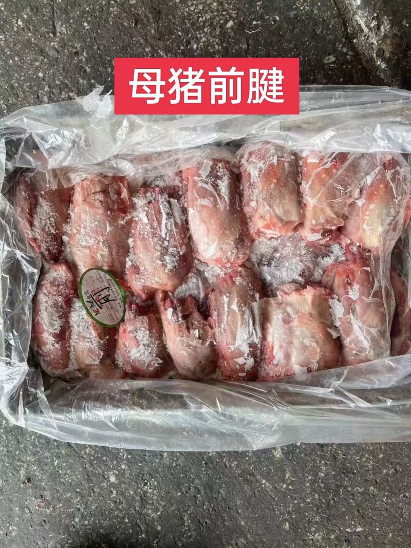 工厂直销，母猪腱子肉齐全，手续齐全，需要随时电话联系