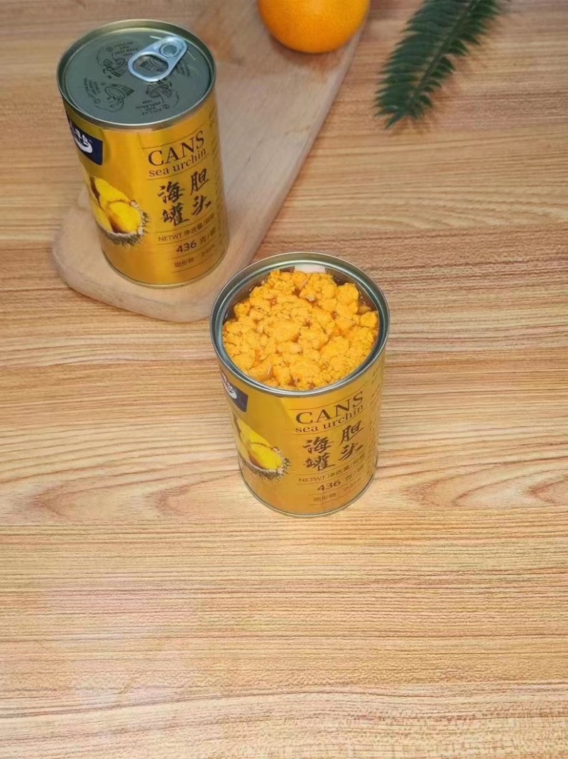 【鲜美海胆】海胆罐头供货稳定，货源充足，可视频看货