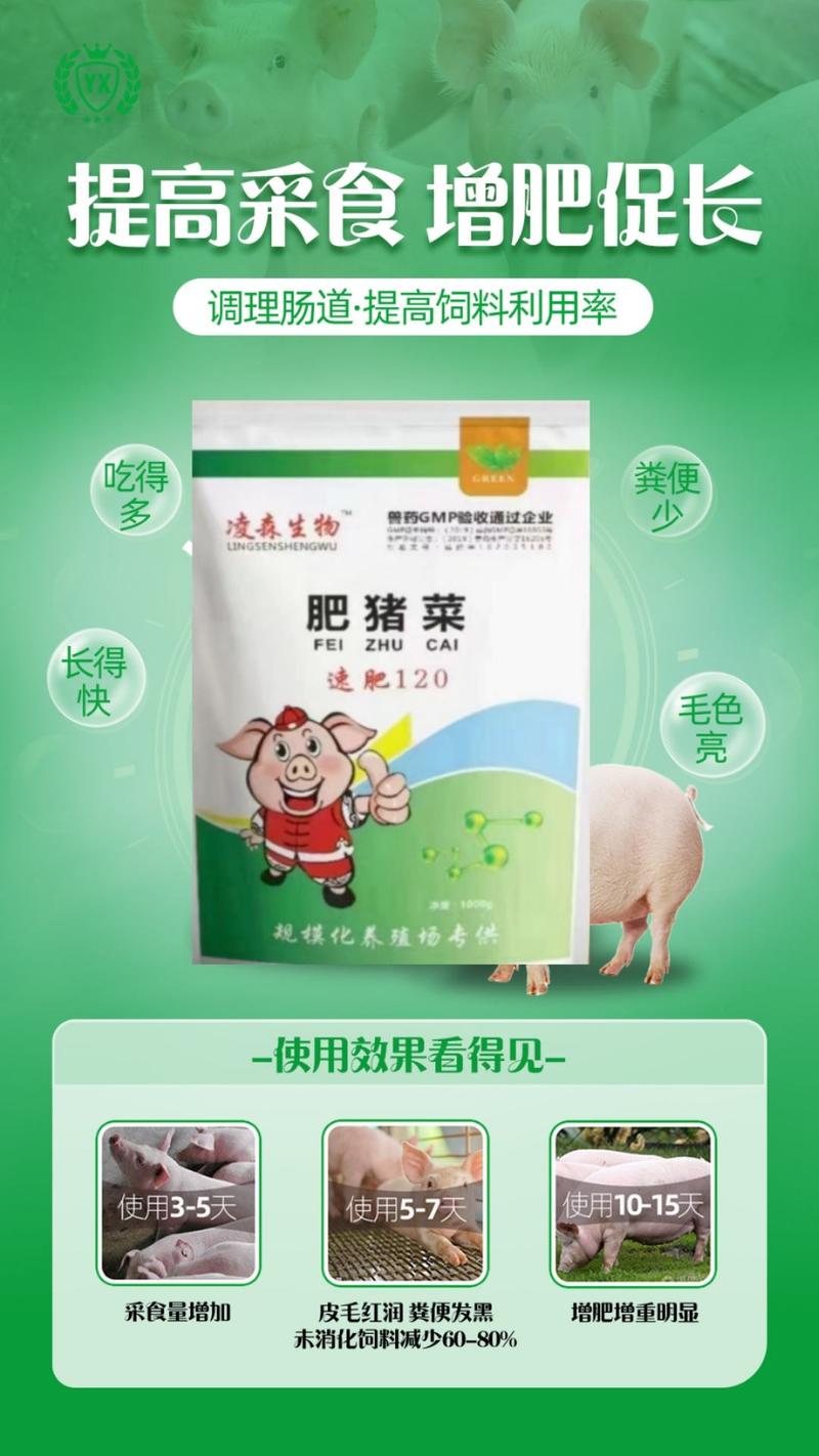 猪饲料，日长三斤，如何养猪长得快就用肥猪菜，猪饲料添加剂