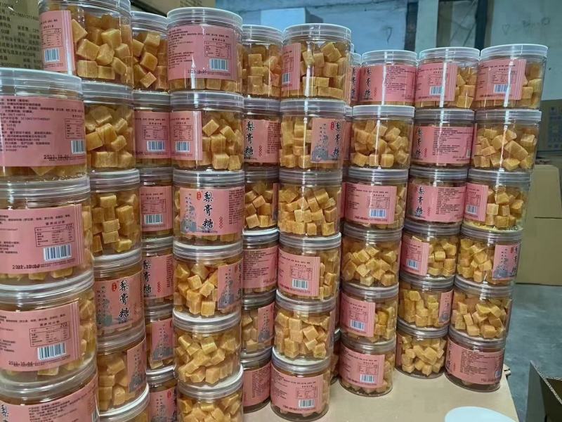 梨膏糖跑江湖摆地摊货源梨膏糖清凉薄荷味散装盒装糖果批发