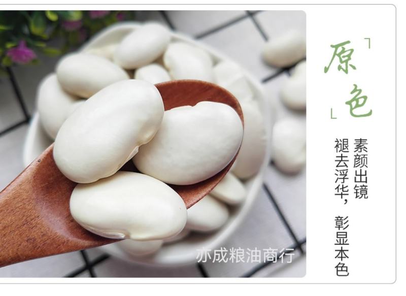 大颗粒白芸豆批发当季新货芸豆五谷杂粮云南云豆