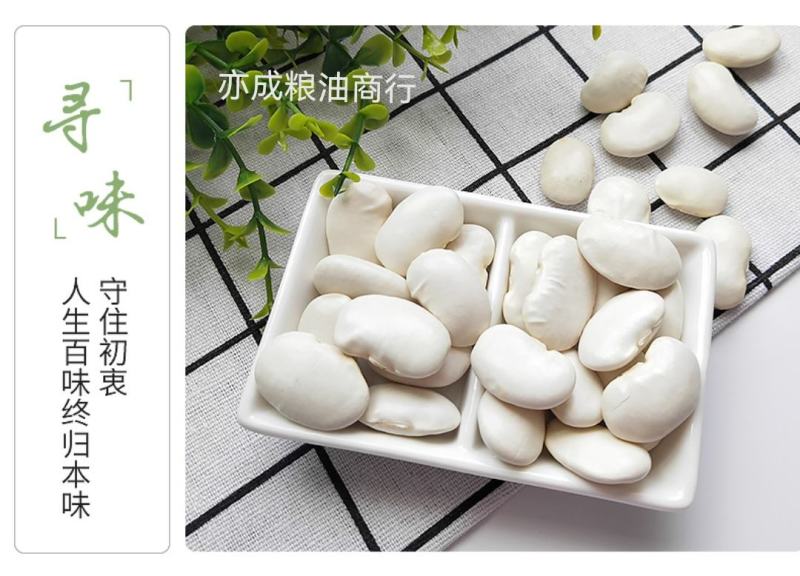 大颗粒白芸豆批发当季新货芸豆五谷杂粮云南云豆