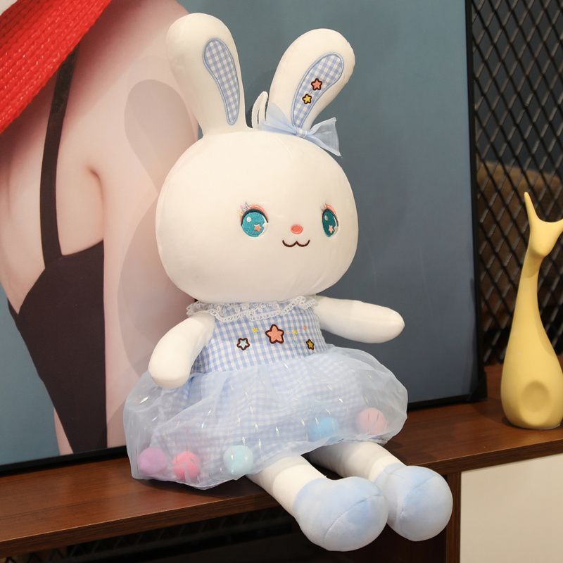 兔子毛绒玩具女孩布娃娃儿童女陪睡觉大号抱枕可爱小白兔公仔