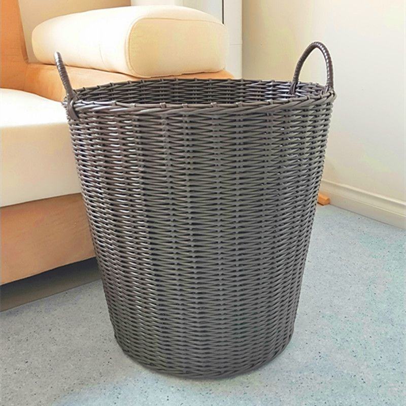 塑料仿藤编织脏衣服收纳筐玩具篓脏衣篮家用收纳神器手提篮整