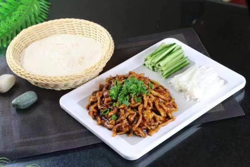 纯手工烫面烤鸭饼荷叶饼春饼皮卷菜饼面皮小薄饼卷饼视频看货